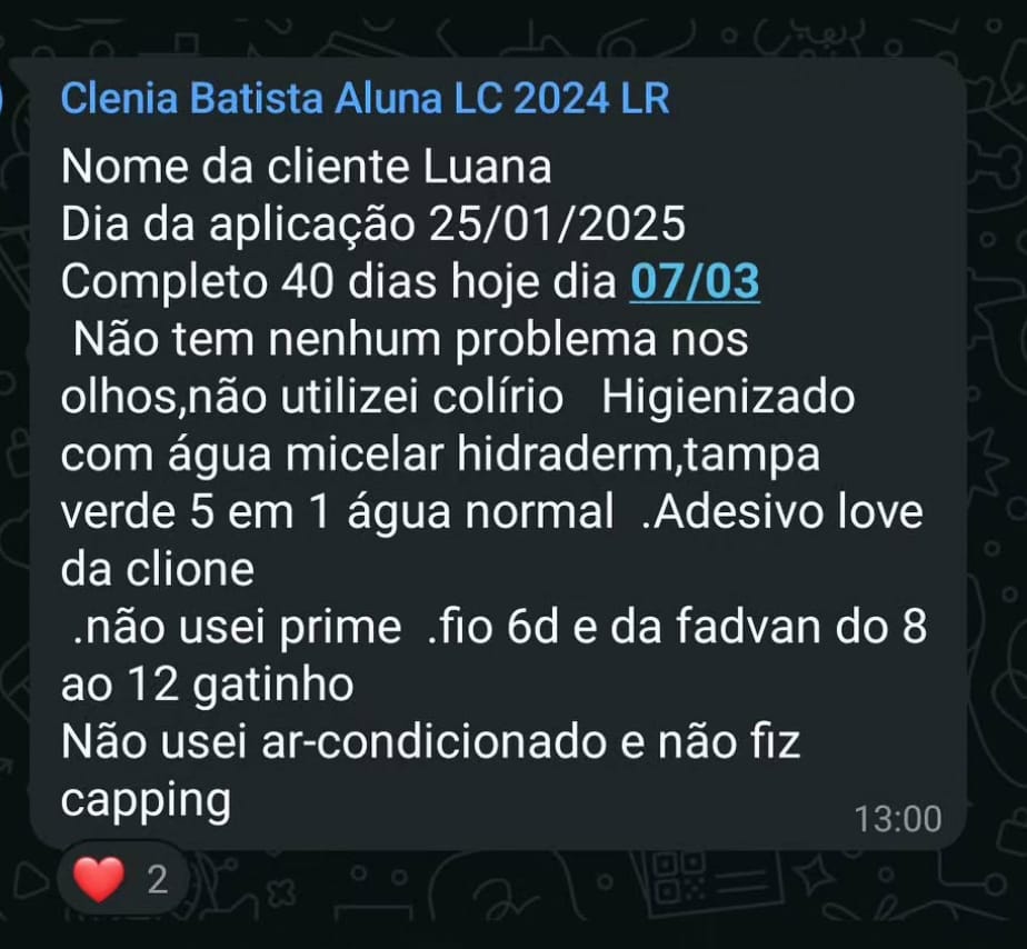 Depoimento aluna via WhatsApp sobre 40 dias de retenção